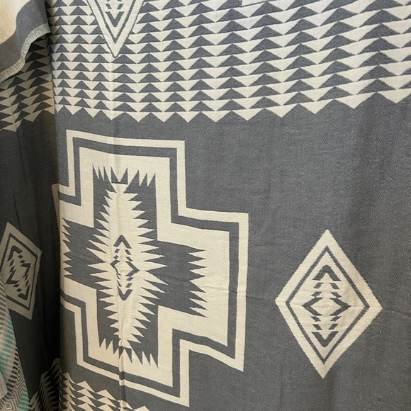 Pendleton EVERYWHERE Blanket Organic Cotton Loom Weave Hand Made Anthropologie - Picture 14 of 16